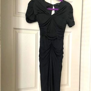 Burberry bodycon midi dress size 42